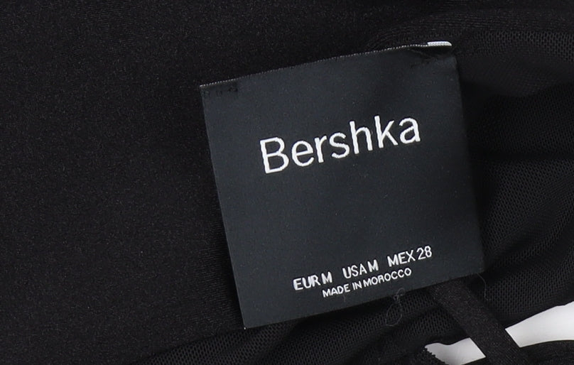 Bershka Women's Black Size 12 Bodycon Party Dress
