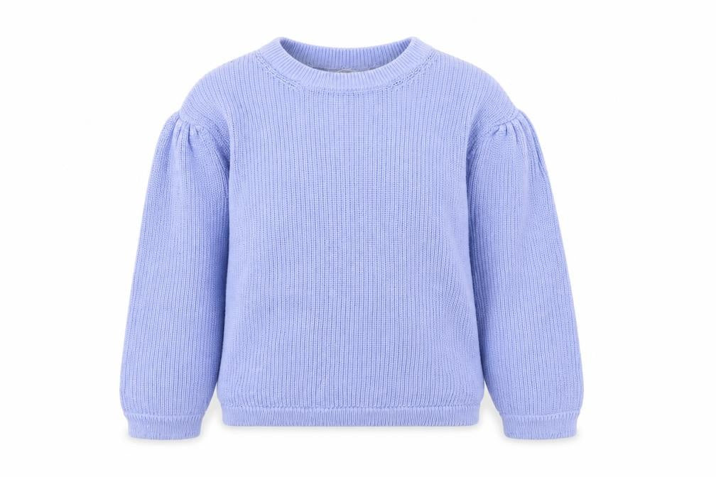 John Lewis Girls Blue Pullover Jumper, Size 11, Cotton Blend