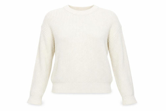 New Look Women's Ivory Pullover Jumper, Size S, Crew Neck