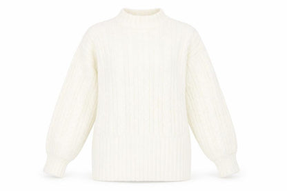Next Women's White Cable-Knit Pullover Jumper, Size S