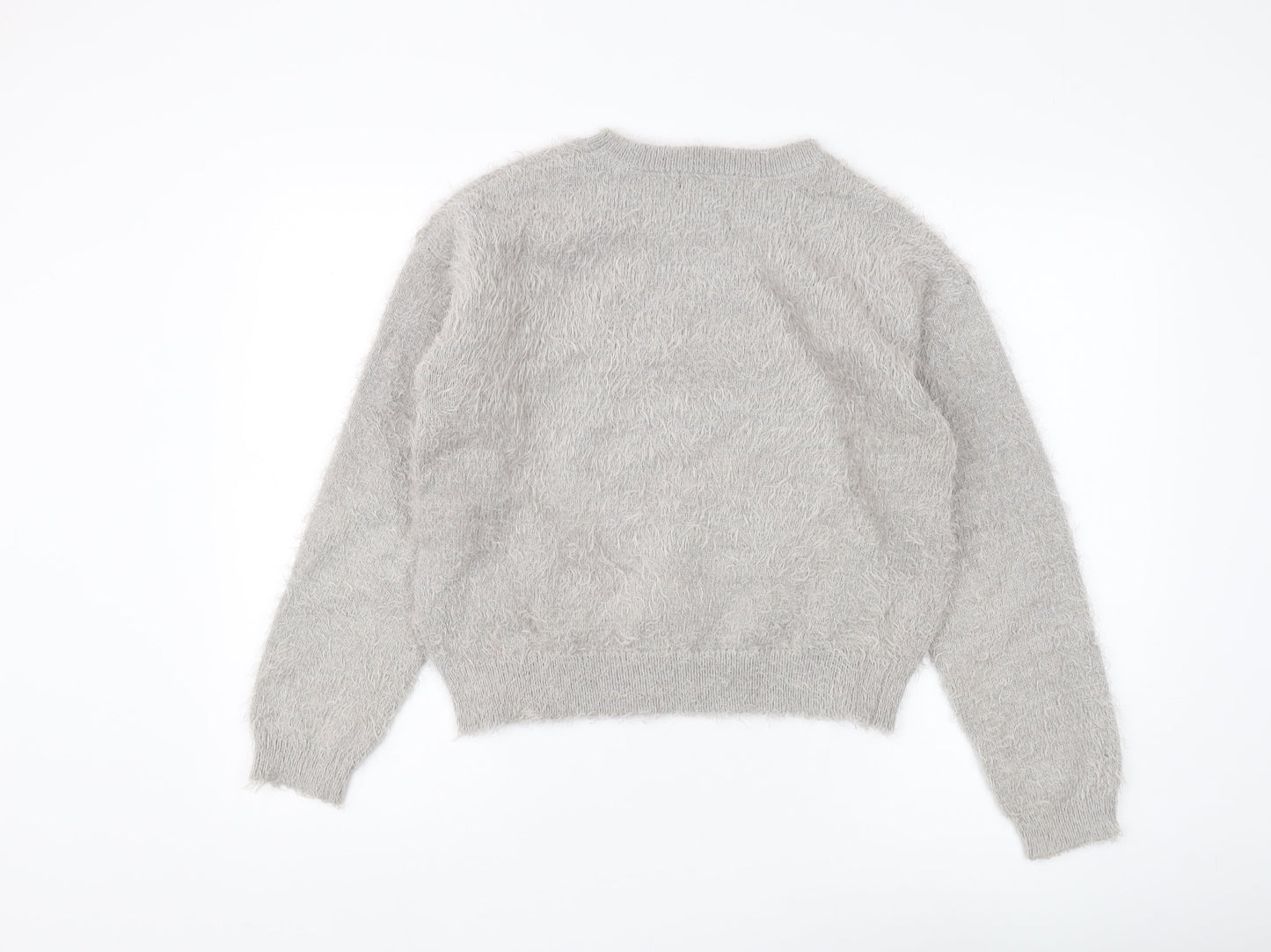 Forever 21 Women’s Grey Knit Pullover Jumper