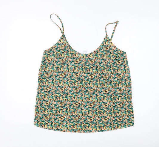Topshop Women's Floral Camisole Tank Top Size 12