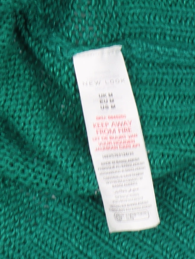 New Look Women's Green M Crew Neck Pullover Jumper