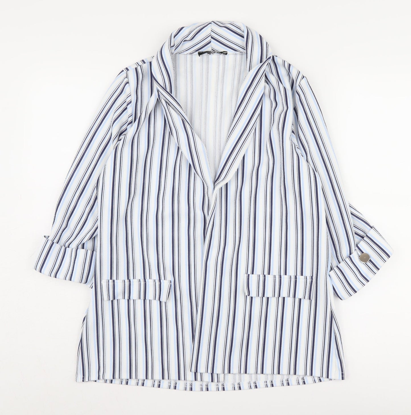 Quiz Women's Multicoloured Striped Blazer Size 12