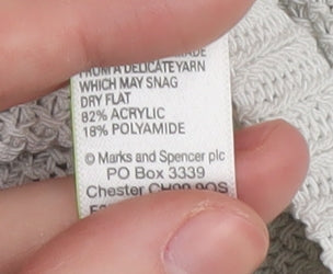 Marks & Spencer Women’s Ivory Pullover Jumper, Size 12
