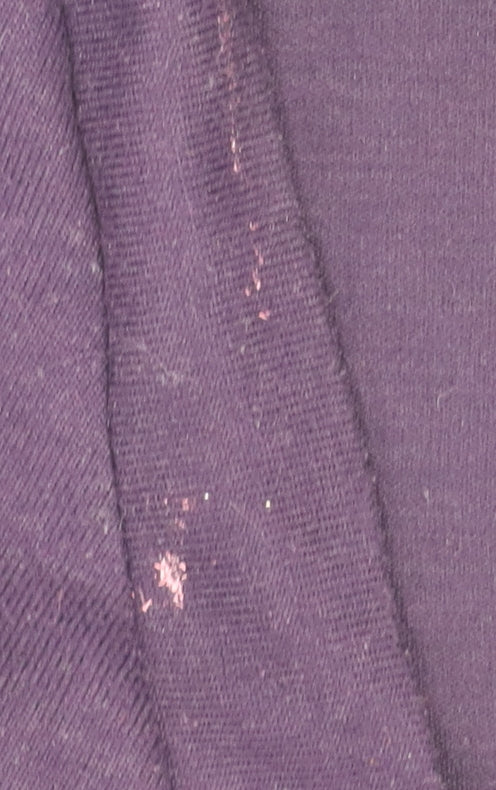 TIGI Women's Purple Cardigan M 3/4 Sleeve Knit