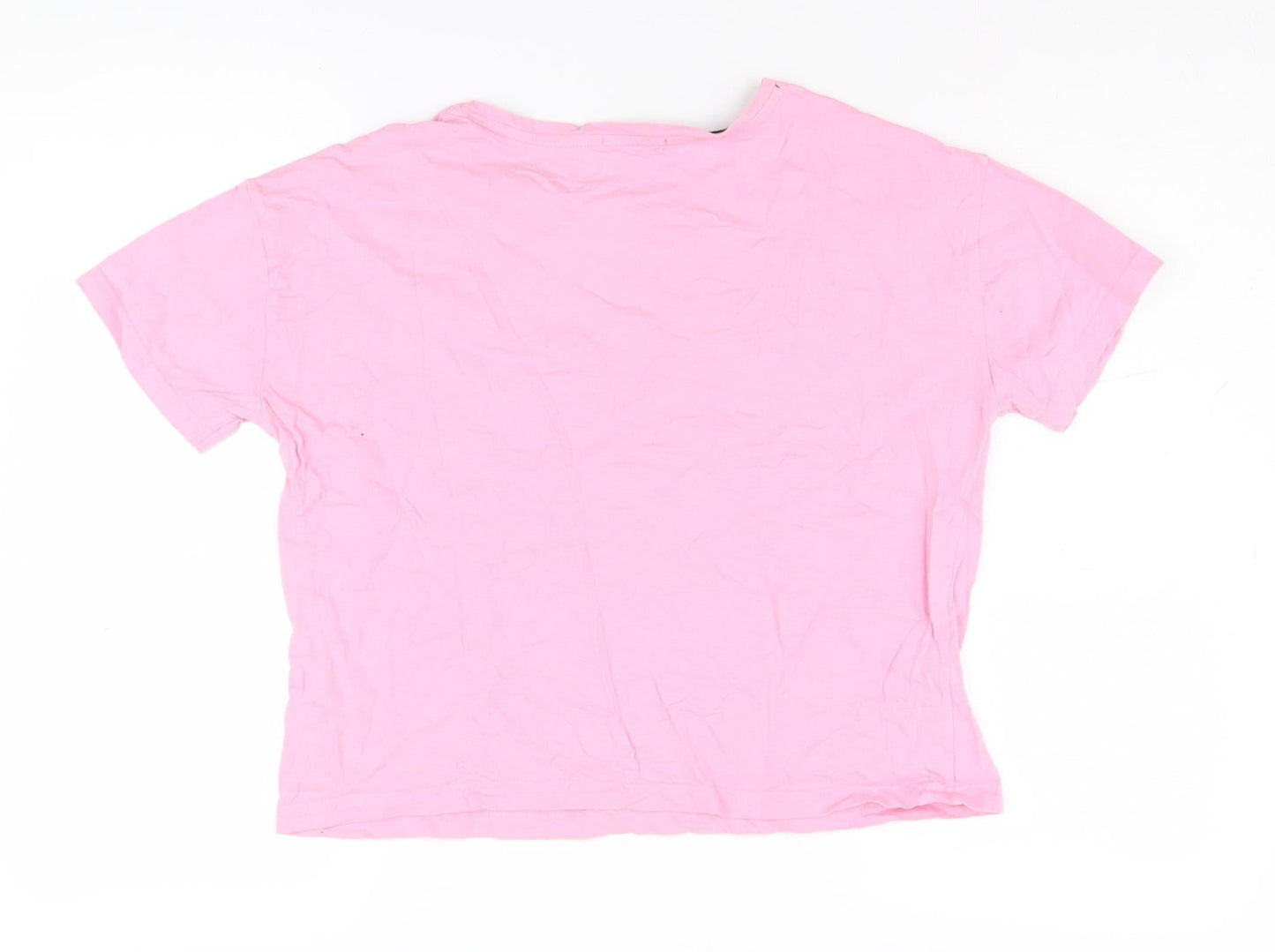 New Look Women's Pink Basic T-Shirt - Size S