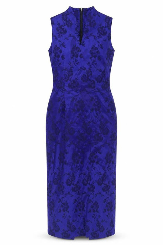 Monsoon Women's Blue Sleeveless Sheath Dress