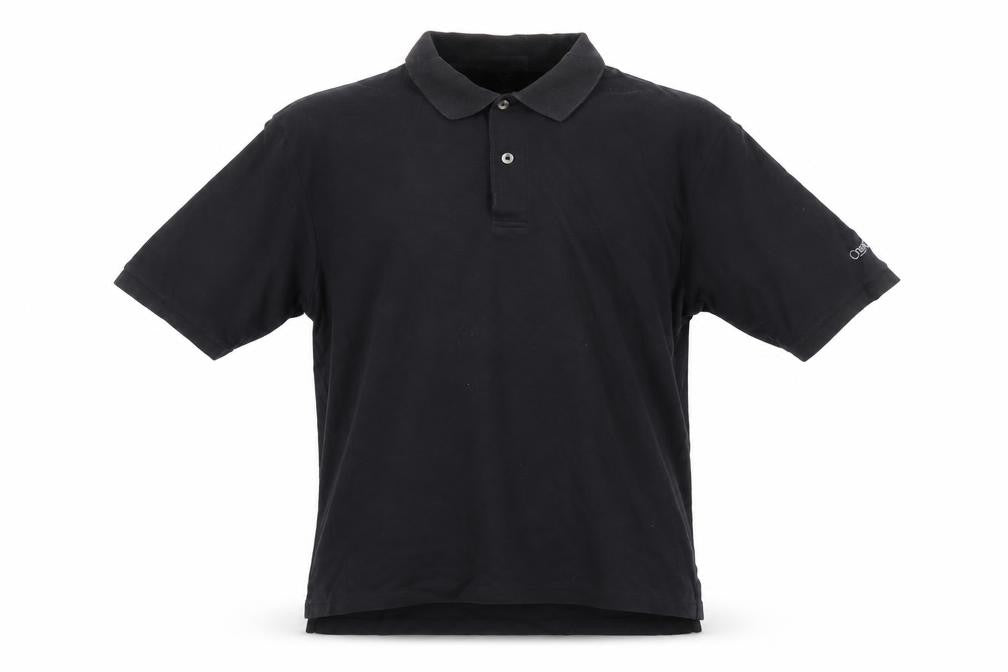 Crosshatch Men's Black Polo Shirt L Short Sleeve