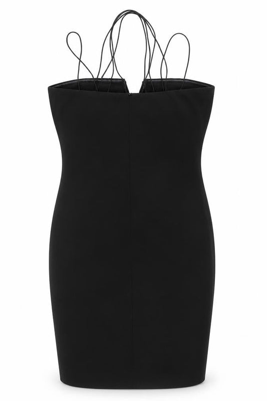 New Look Women's Black Bodycon Dress Size 10