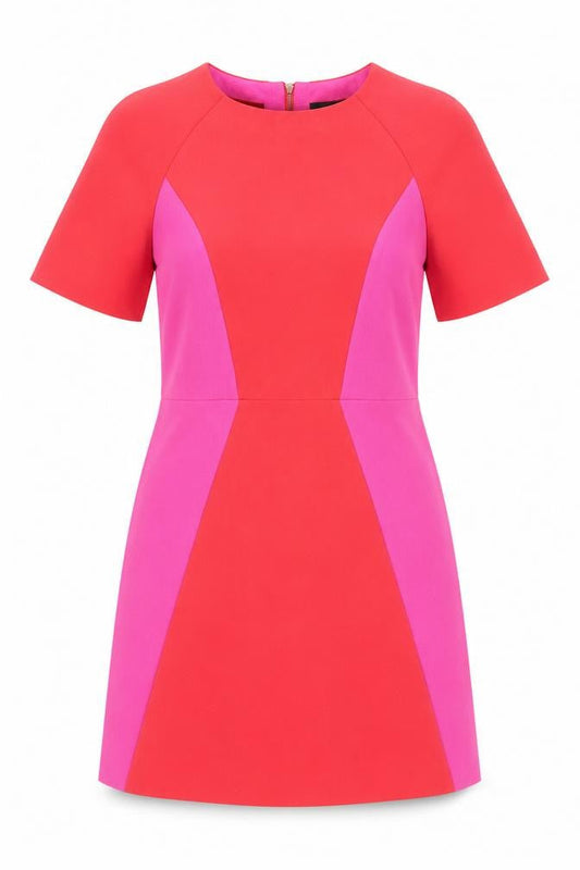 Topshop Women's Pink Shift Dress, Size 8, Party Style