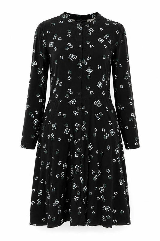 Dorothy Perkins Women's Black Shirt Dress UK 14