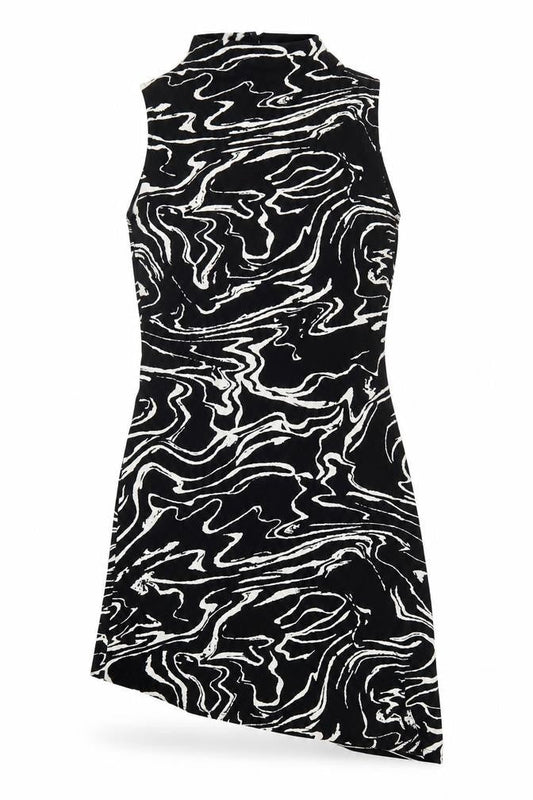 River Island Women's Black Bodycon Dress Size 8