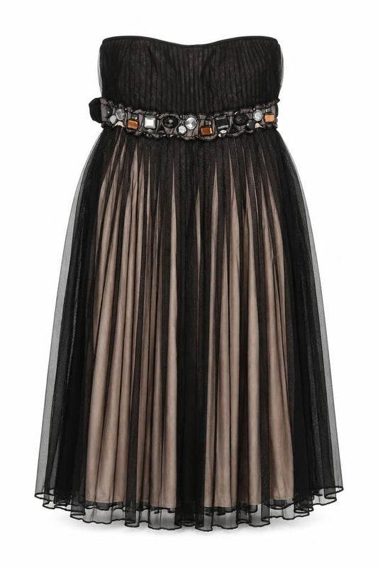 Kookai Women's Black A-Line Midi Dress Size 2