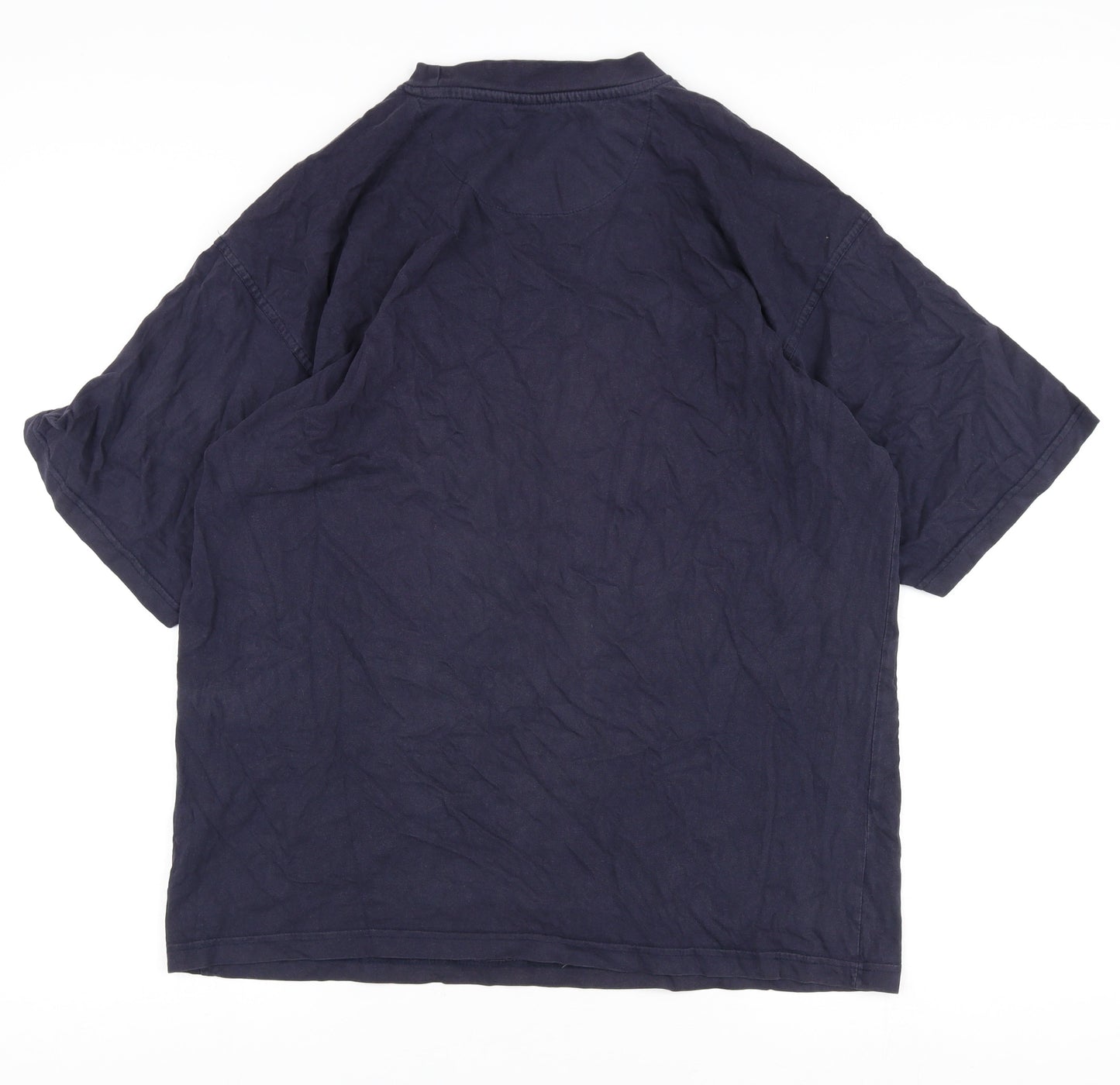 Diadora Men's Blue Crew Neck L T-Shirt