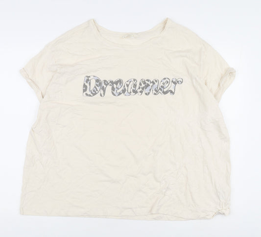 Marks and Spencer Women's Beige Nightshirt 2XL