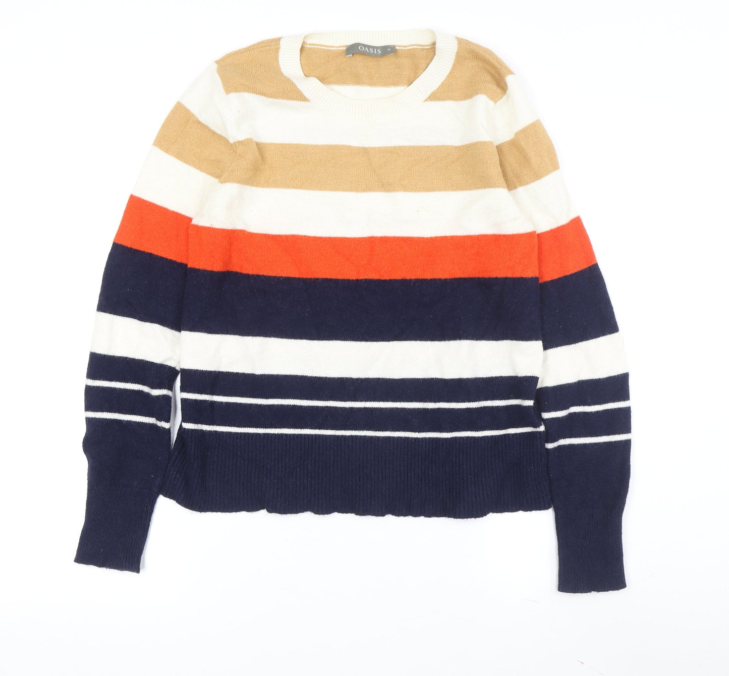 Oasis Women's Multicoloured Striped Pullover M