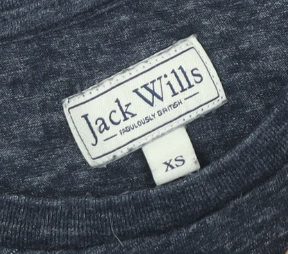Jack Wills Women's Blue XS Basic T-Shirt
