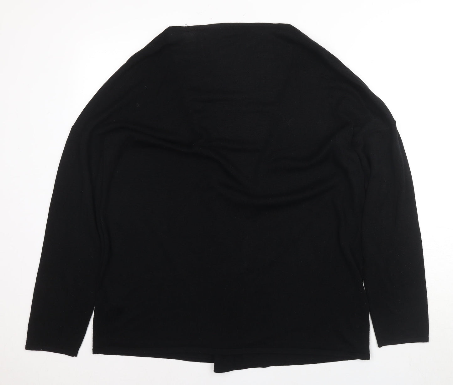 Esmara Women's Black Cardigan Size 18 V-Neck Knit