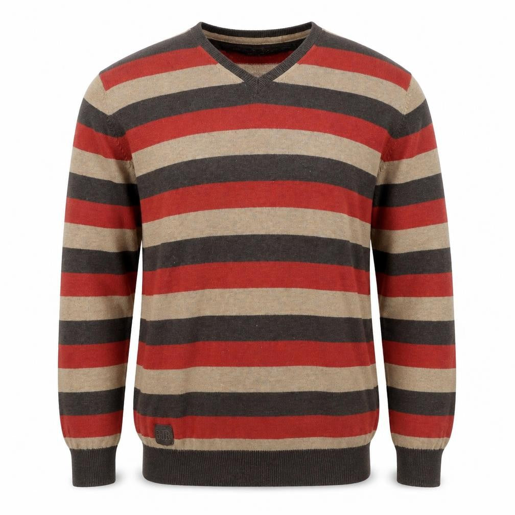 Rocha John Rocha Men's Multicoloured L Striped Pullover