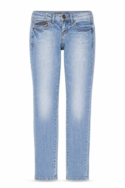 ONLY Women's Blue Skinny Jeans Size 6 - Stylish Denim