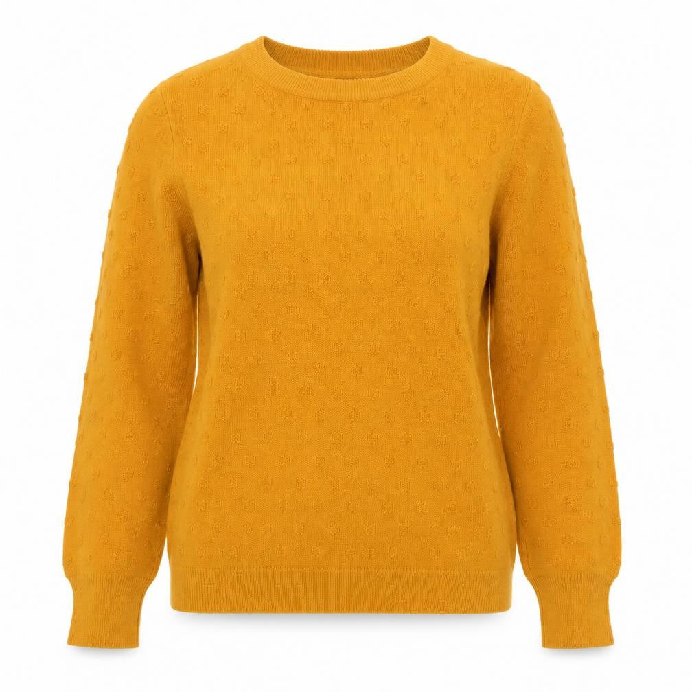 Oasis Women Yellow XS Knit Jumper Crew Neck Classic