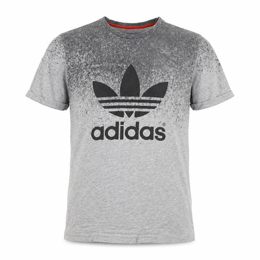 Adidas Womens Grey Graphic T-Shirt, Size 12
