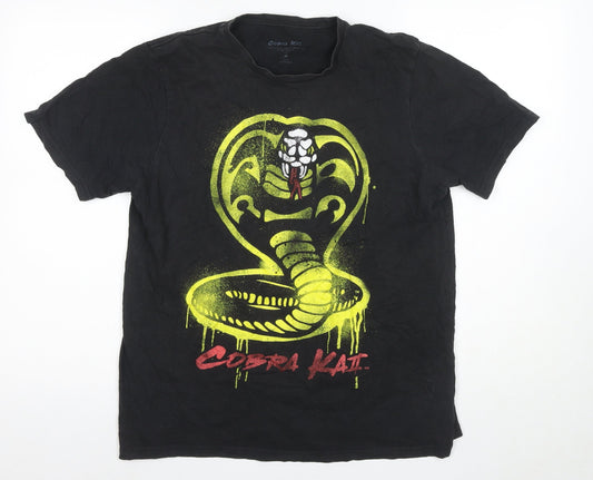 Cobra Kai Men's Black M Graphic Print T-Shirt