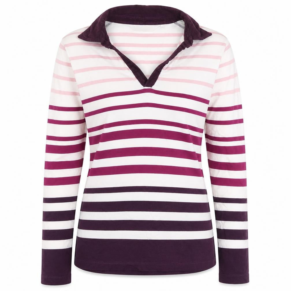 EWM Pure Classics Women's Striped Long Sleeve T-Shirt