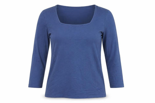 Paul Costelloe Women's Blue Basic T-Shirt Size 6