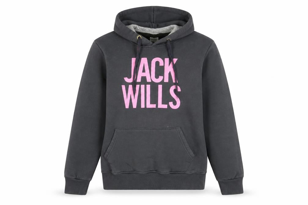Jack Wills Women’s Black Pullover Hoodie L
