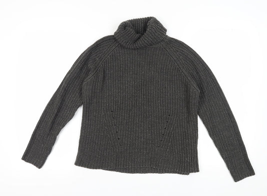 Jacqueline de Yong Grey Pullover Jumper S Women