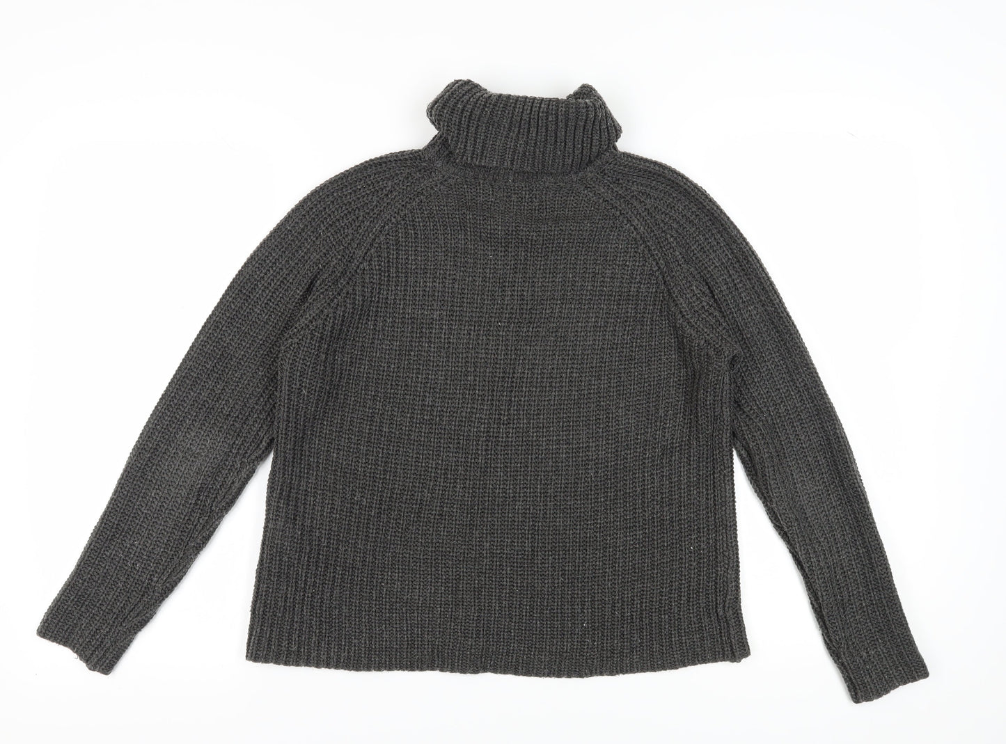 Jacqueline de Yong Grey Pullover Jumper S Women