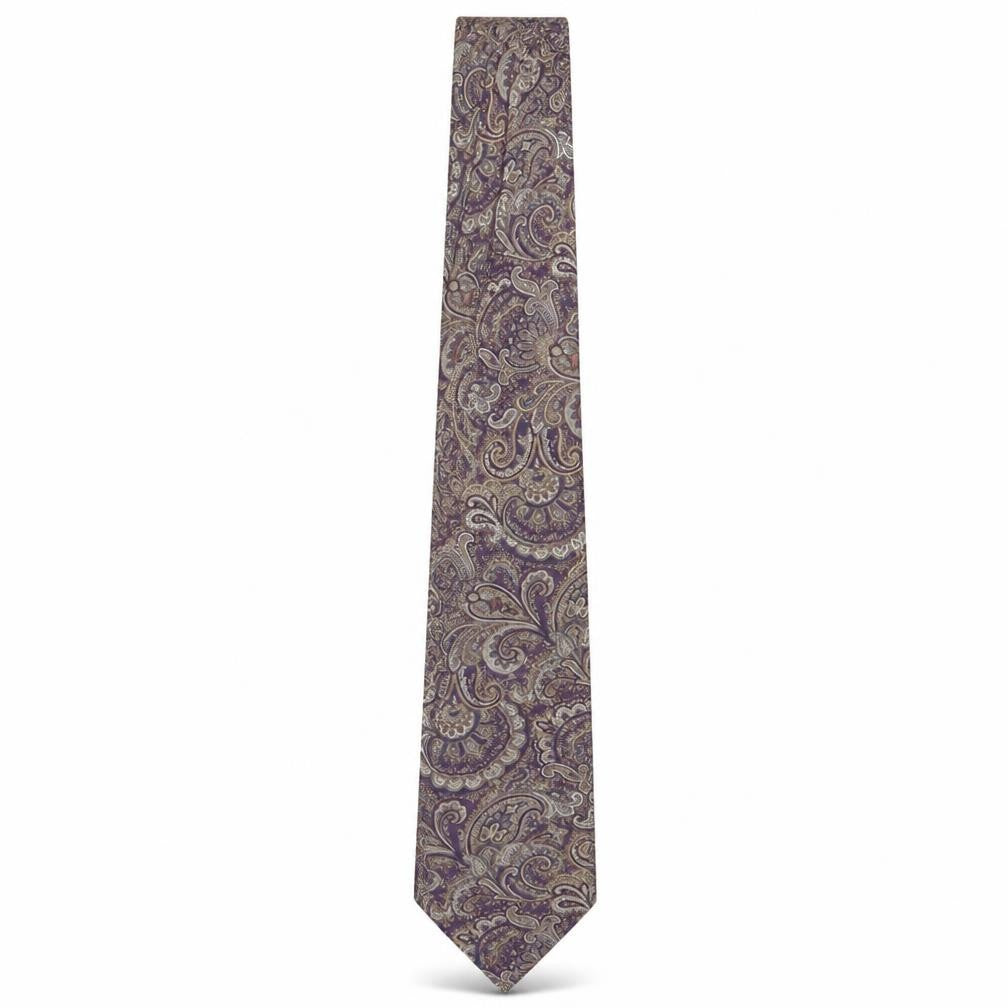 John Lewis Men's Multicoloured Paisley Silk Tie