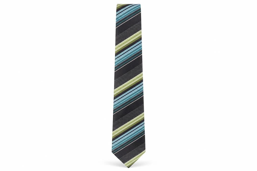 Pierre Cardin Men's Striped Silk Tie