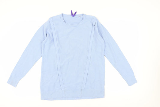 Seraphine Women's Blue Knit Pullover Jumper S