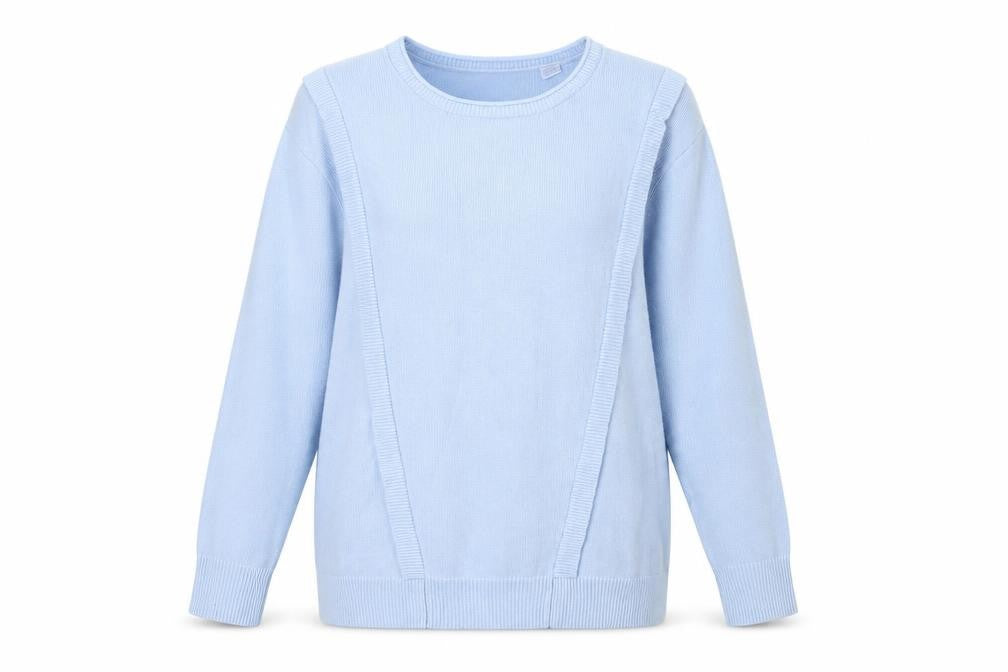 Seraphine Women's Blue Knit Pullover Jumper S