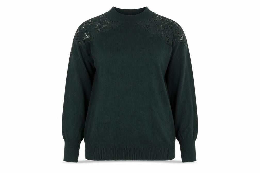 Wallis Women's Green Pullover Jumper, Size S, High Neck
