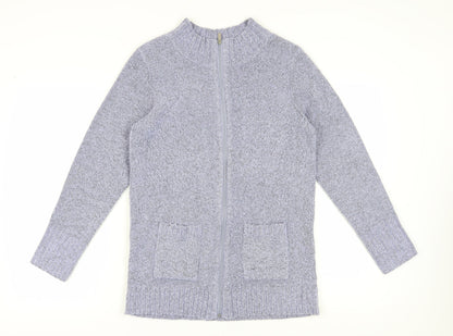 Julipa Women's Grey Full Zip Jumper, Size 12/14