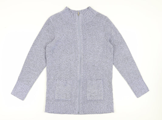 Julipa Women's Grey Full Zip Jumper, Size 12/14