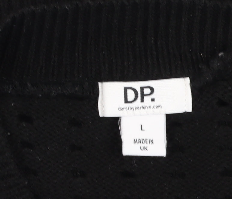Dorothy Perkins Women's Black V-Neck Pullover Jumper