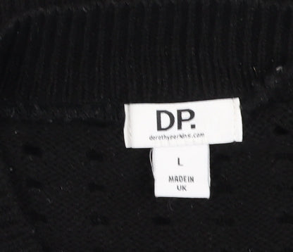 Dorothy Perkins Women's Black V-Neck Pullover Jumper