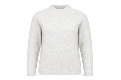 Next Women's Ivory Mock Neck Beaded Jumper Size 12