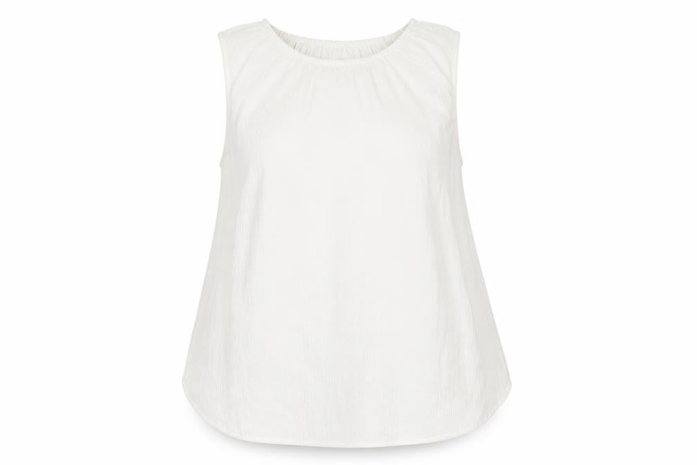 Next Women's White Sleeveless Basic Tank Top UK 20