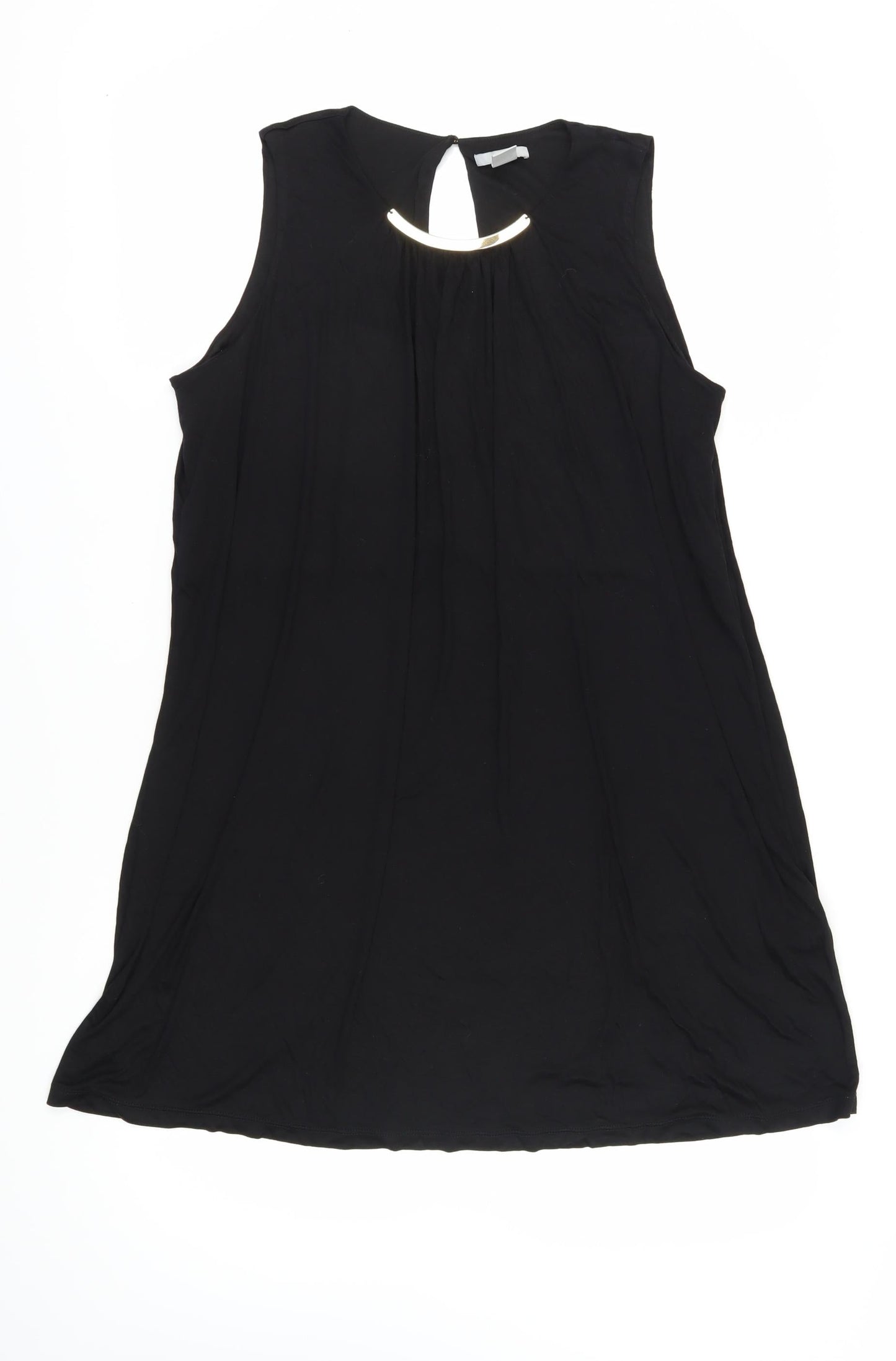 H&M Women's Black M Shift Dress Sleeveless Summer