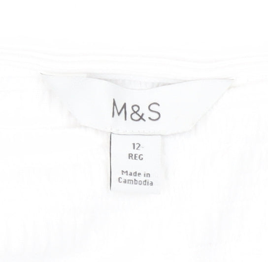 Marks and Spencer White Women's Top Size 12