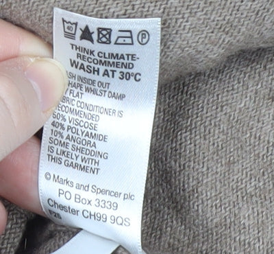 Marks and Spencer Women's Brown Cardigan, Size 12