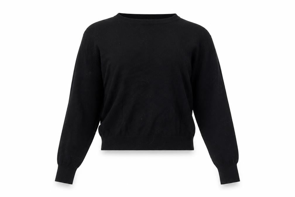 Mango Black Pullover Women's M Crew Neck Jumper