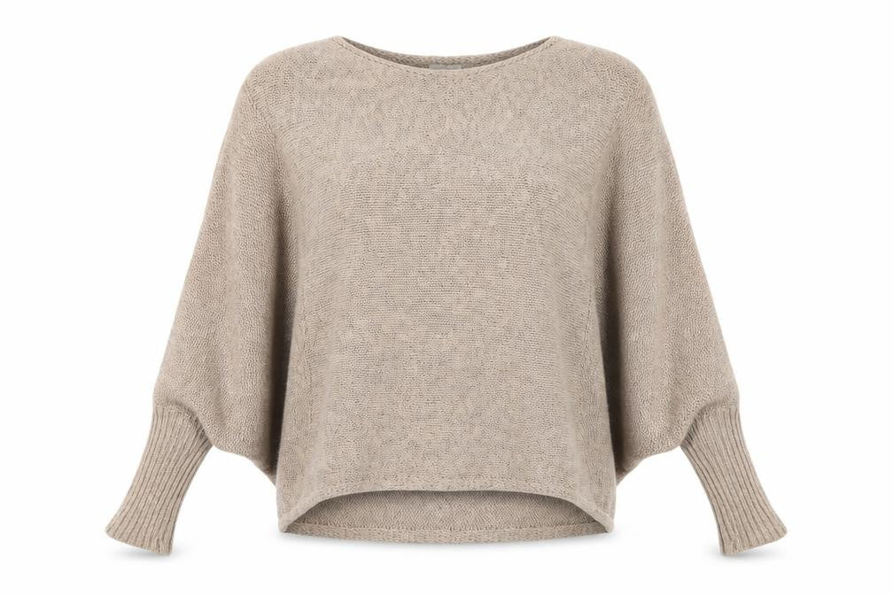 Shrinking Violet Women's Beige Pullover Jumper Size S