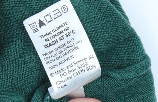 Marks and Spencer Men's Green Pullover Jumper XL